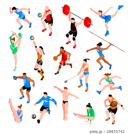 Sport Isometric Set Sport Isometric Set 26655742