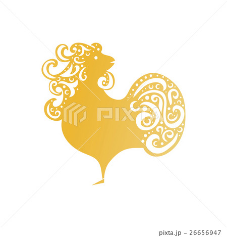 Chinese New Year 2017 rooster design.  26656947