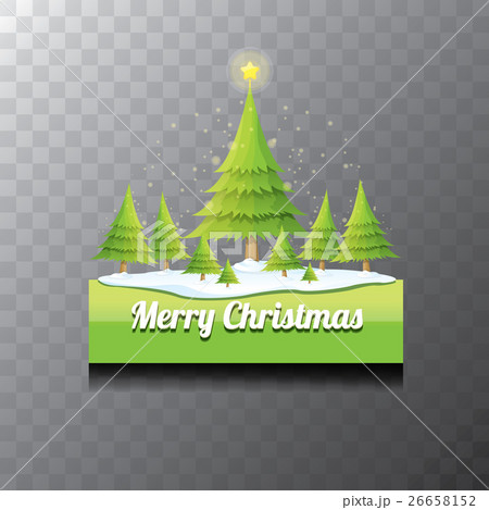 Christmas vector green button with christmas tree Christmas vector green button with christmas tree 26658152