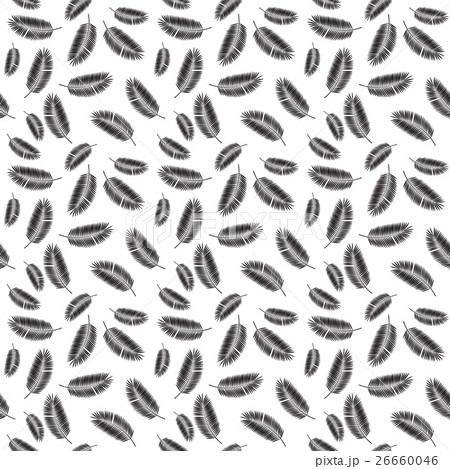Palm Leaf Seamless Pattern Background. Vector 26660046