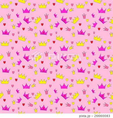 Princess Seamless Pattern Background Vector Princess Seamless Pattern Background Vector 26660083