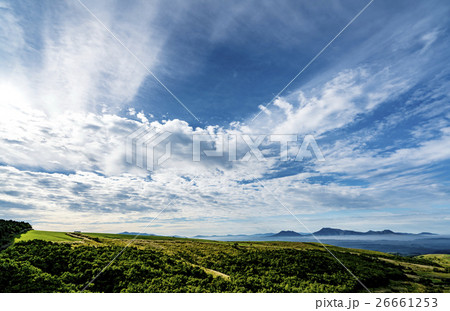 久住高原展望台　阿蘇五岳 26661253