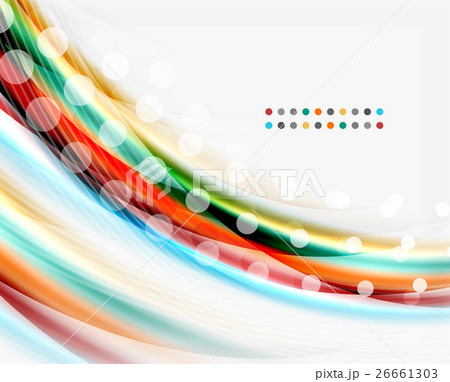 Translucent wave on white background Translucent wave on white background 26661303