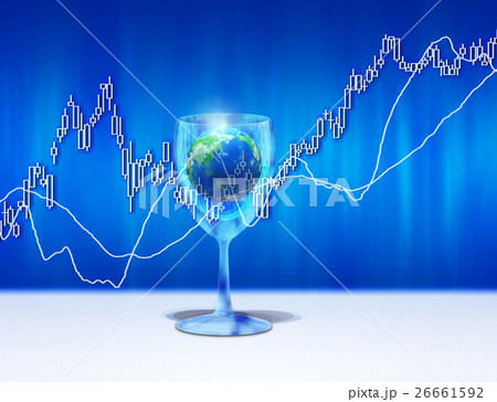 株式市場グラスと