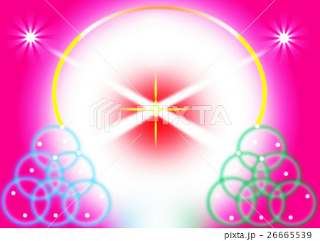 交差する光とリング 交差する光とリング 26665539