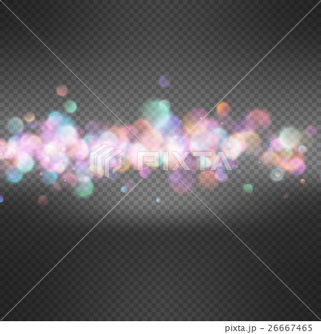 Defocused christmas lights background. EPS 10 26667465