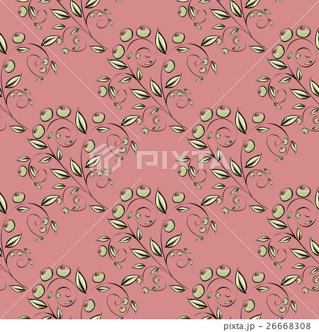Abstract Berries seamless pattern.  26668308