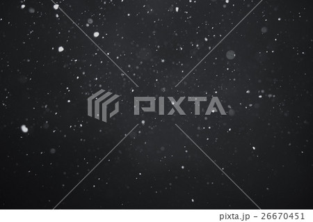Falling snow on black background. Falling snow on black background. 26670451