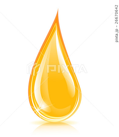 yellow oil liquid drop 26670642