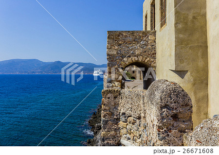 Monemvasia the medieval town in Peloponnese Monemvasia the medieval town in Peloponnese 26671608