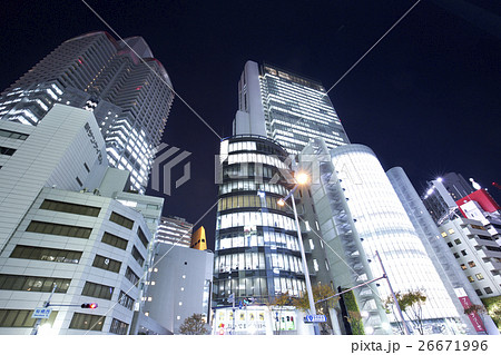 大阪西梅田　夜景 26671996