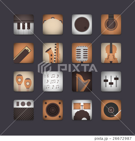 3d instrument icon 26672987