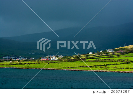 Scenic Settlement at Atlantic Coast of Ireland 26673297
