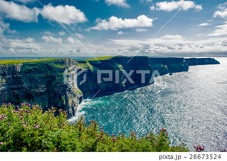 Coast at the Cliffs Of Moher In Ireland Coast at the Cliffs Of Moher In Ireland 26673524