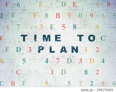 Timeline concept: Time to Plan on Digital Data Timeline concept: Time to Plan on Digital Data 26675069