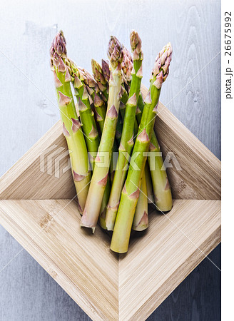 Bunch of green fresh asparagus 26675992