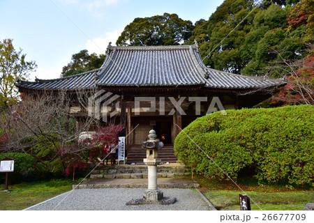 奈良、長岳寺の本堂 26677709