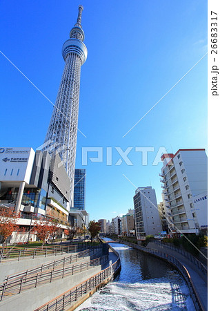 晴天下の東京スカイツリー 26683317