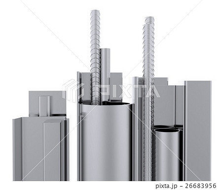 Steel Products. Close-up Steel Products. Close-up 26683956