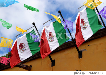 メキシコ国旗(サンミゲル・デ・アジェンデ） 26685107