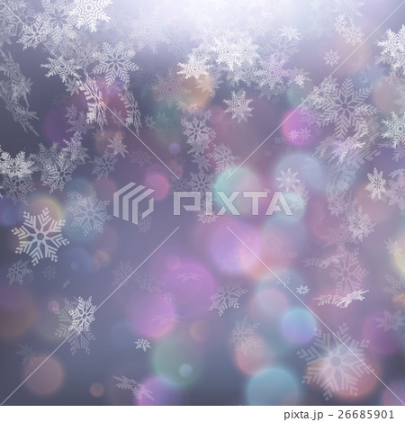 Christmas background with snowflakes. EPS 10 26685901