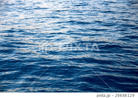 Ocean water with small waves. 26686129