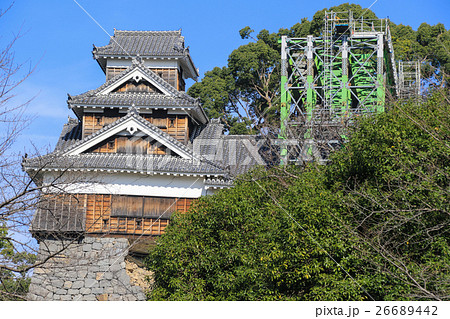 飯田丸五階櫓(熊本地震後) 飯田丸五階櫓(熊本地震後) 26689442