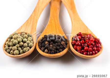 spoons with pepper 26693067