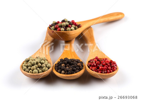 spoons with pepper 26693068