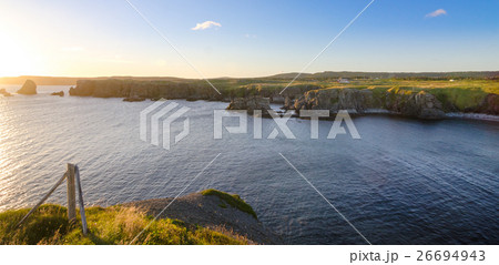 Cape Bonavista coastline cliffs, near Elistion  26694943
