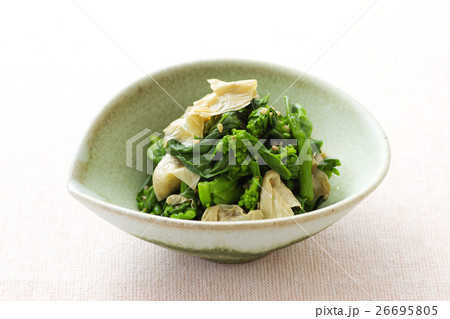 菜の花と湯葉の和え物1 26695805