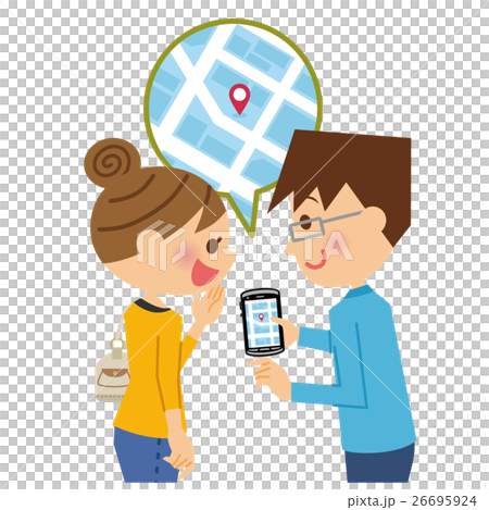 スマホ 地図 夫婦 スマホ 地図 夫婦 26695924