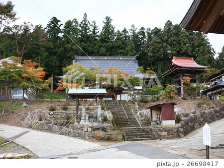 信州飯山大聖寺秋 信州飯山大聖寺秋 26698417