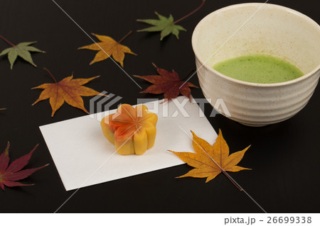 茶道（紅葉イメージ） 26699338