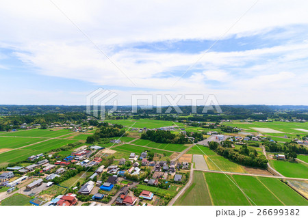 いすみ市　今関付近の風景を空撮 26699382