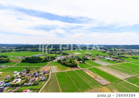 いすみ市　今関付近の風景を空撮 26699384