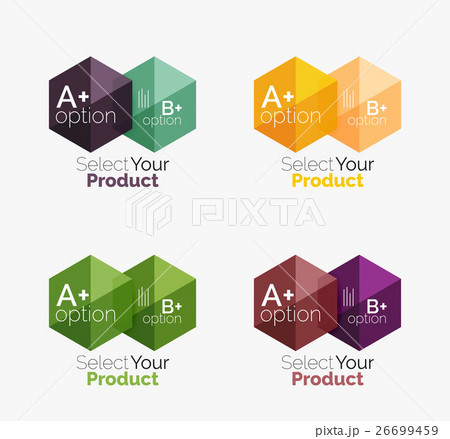 Geometric paper business infographics layouts Geometric paper business infographics layouts 26699459
