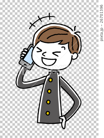 Phone: Male student, laugh 26701396