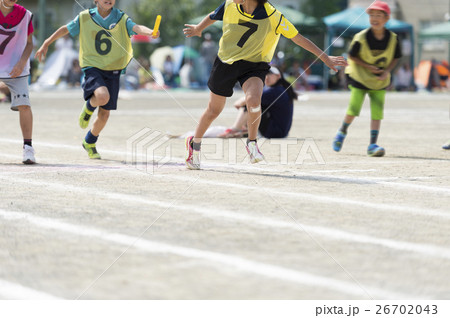 運動会イメージ(リレー) 運動会イメージ(リレー) 26702043
