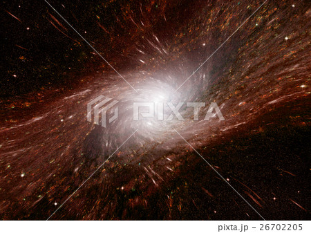 Stars, dust and gas nebula in a far galaxy 26702205