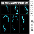 Vector Web Lightning animation. Game  of .  . 26702502