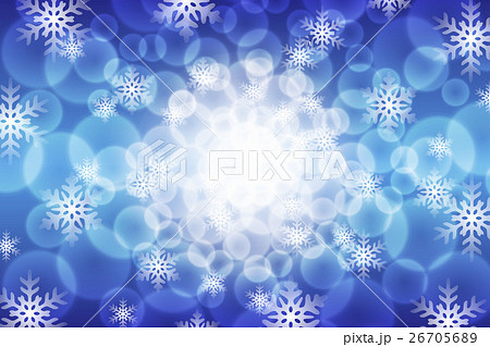 背景素材壁紙 雪の結晶 冬景色 光 輝き 季節 自然 ぼかし ぼけ 淡い雲 柔らか ソフトフォーカスのイラスト素材
