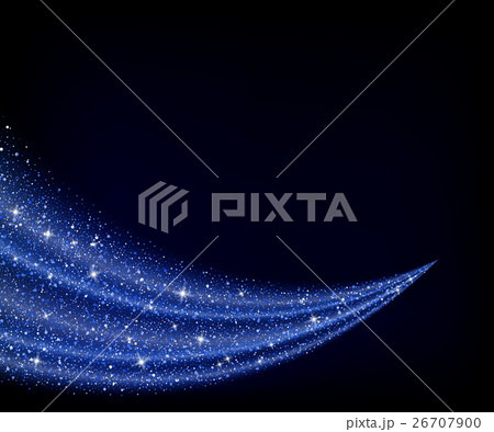 vector blue dust glitter star wave background 26707900
