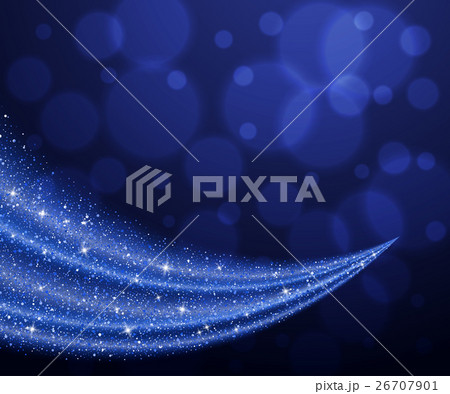 Abstract vector blue dust glitter wave background 26707901