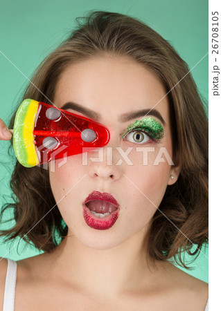 girl with candy girl with candy 26708105