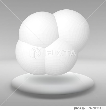 Hanging ball made of lots of smaller polygons in 26709819