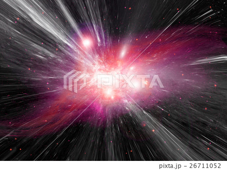 Stars, dust and gas nebula in a far galaxy Stars, dust and gas nebula in a far galaxy 26711052