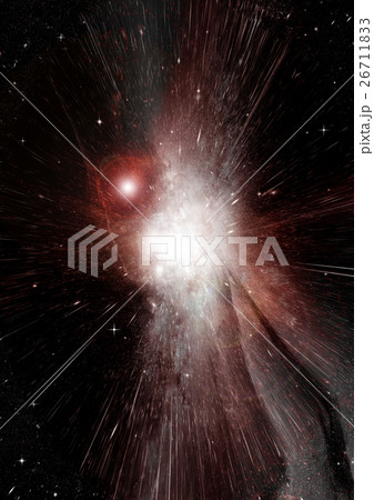 Stars, dust and gas nebula in a far galaxy Stars, dust and gas nebula in a far galaxy 26711833