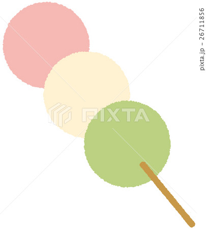 和菓子 3色だんご 和菓子 3色だんご 26711856