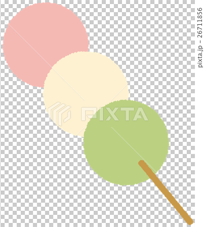 和菓子 3色だんご 和菓子 3色だんご 26711856
